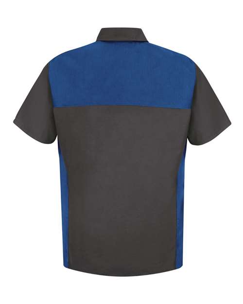 Red Kap Men's Tall Short Sleeve Motorsports Shirt SP28T