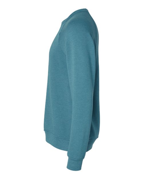 BELLA + CANVAS Unisex Sponge Fleece Raglan Crewneck Sweatshirt 3901