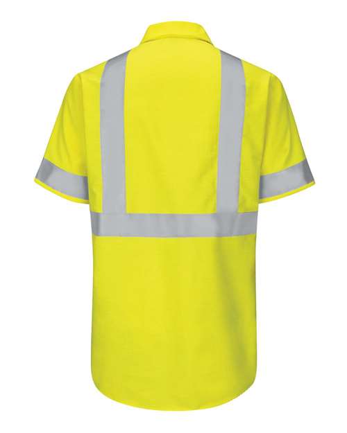 Red Kap Men's Tall Enhanced & Hi-Visibility Work Shirt SY24T