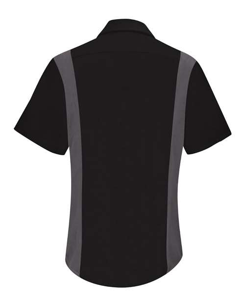 Red Kap Women's Performance Plus Short Sleeve Shop Shirt with Oilblok Technology SY41