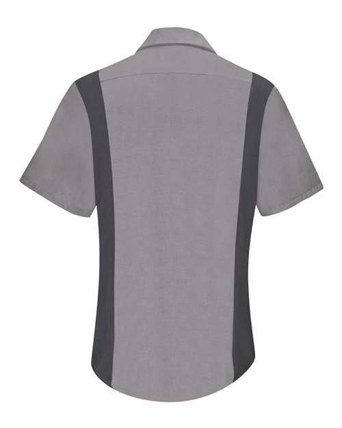 Red Kap Women's Performance Plus Short Sleeve Shop Shirt with Oilblok Technology SY41