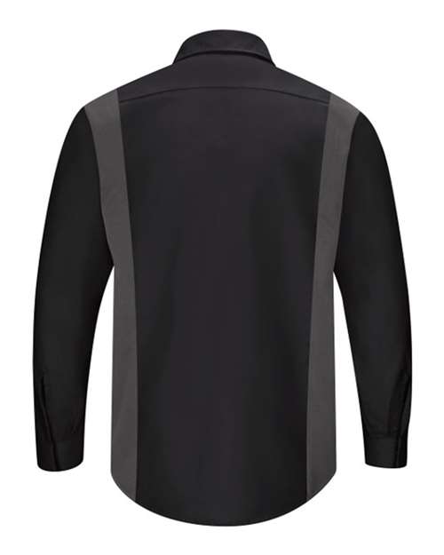 Red Kap Men's Tall Performance Plus Long Sleeve Shirt with OilBlok Technology SY32T