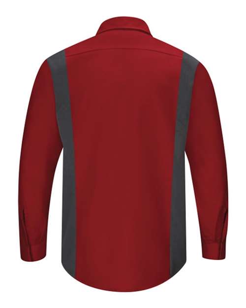 Red Kap Men's Tall Performance Plus Long Sleeve Shirt with OilBlok Technology SY32T