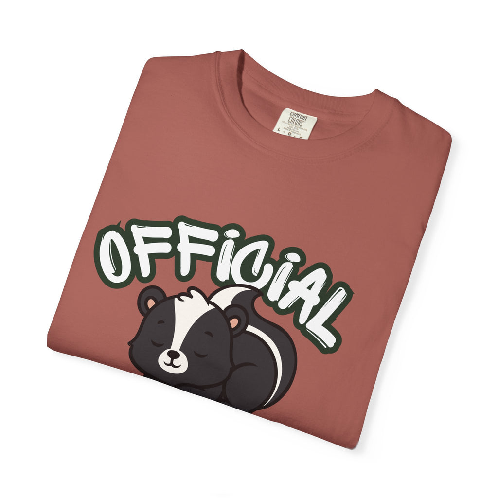 Official Nap Taker T-Shirt | Cute Sleeping Skunk Shirt | Funny Nap Lover Gift