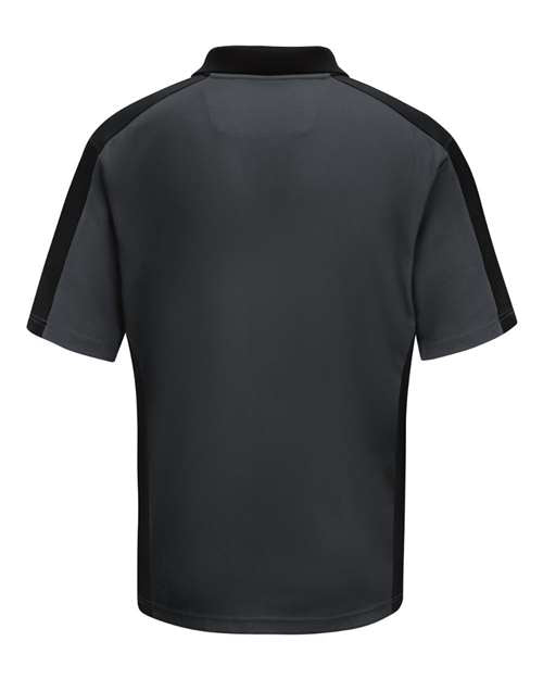 Red Kap Men's Performance Knit Two Tone Polo SK54