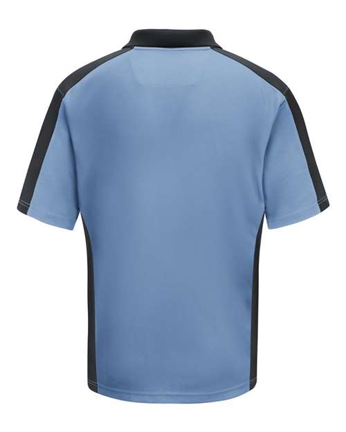 Red Kap Men's Performance Knit Two Tone Polo SK54