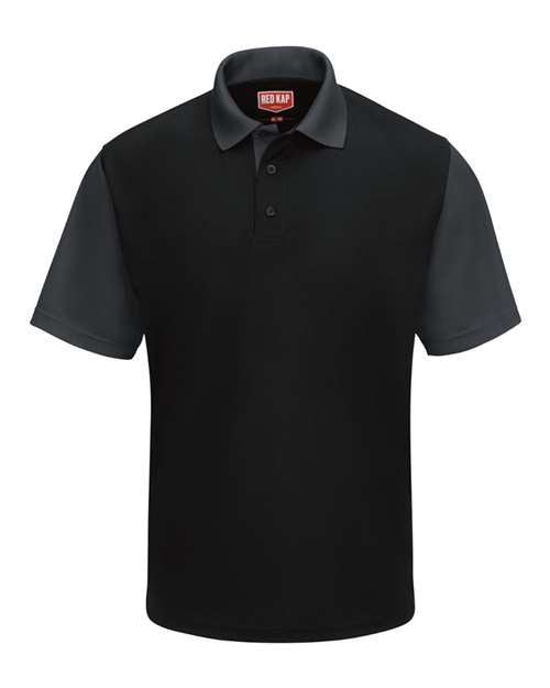 Red Kap Men's Performance Knit Color-Block Polo SK56