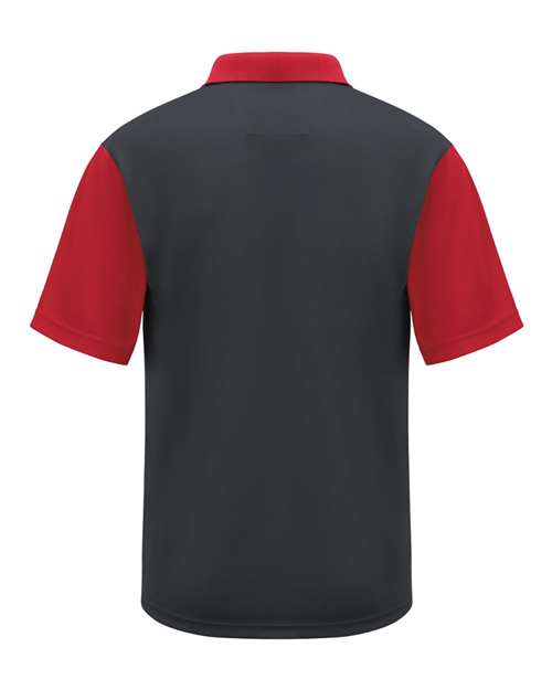 Red Kap Men's Performance Knit Color-Block Polo SK56