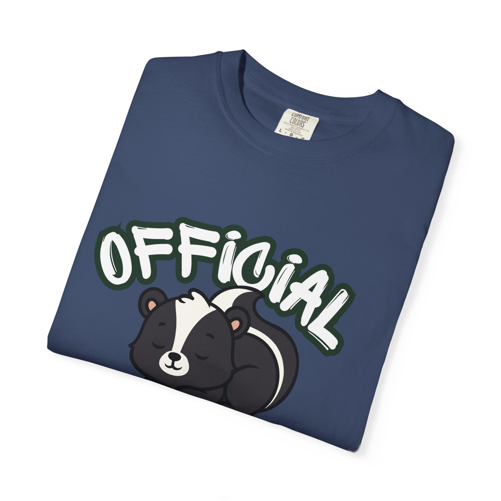 Official Nap Taker T-Shirt | Cute Sleeping Skunk Shirt | Funny Nap Lover Gift