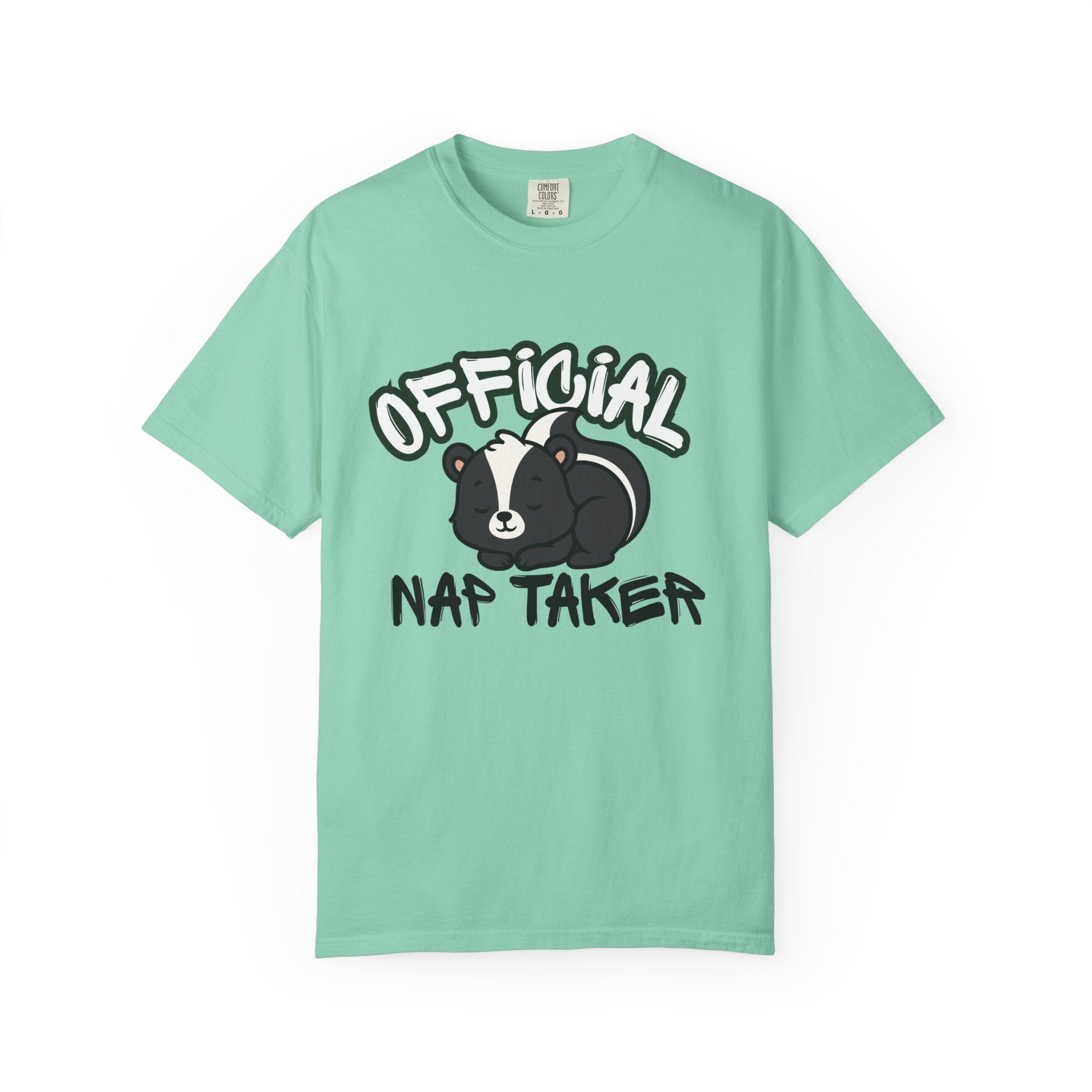 Official Nap Taker T-Shirt | Cute Sleeping Skunk Shirt | Funny Nap Lover Gift