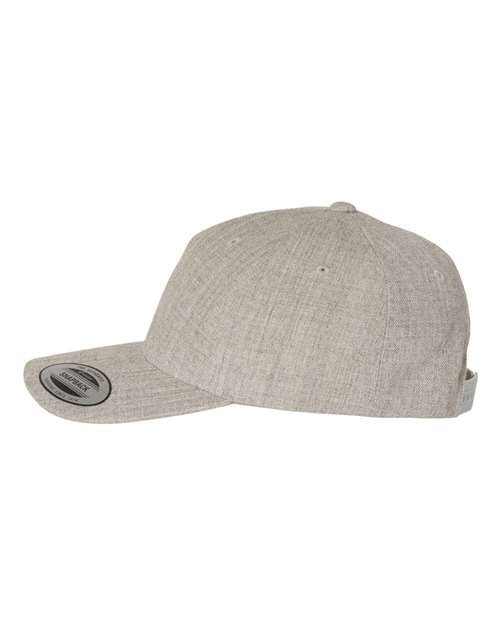 YP Classics Premium Five-Panel Curved Bill Snapback Cap 5789M