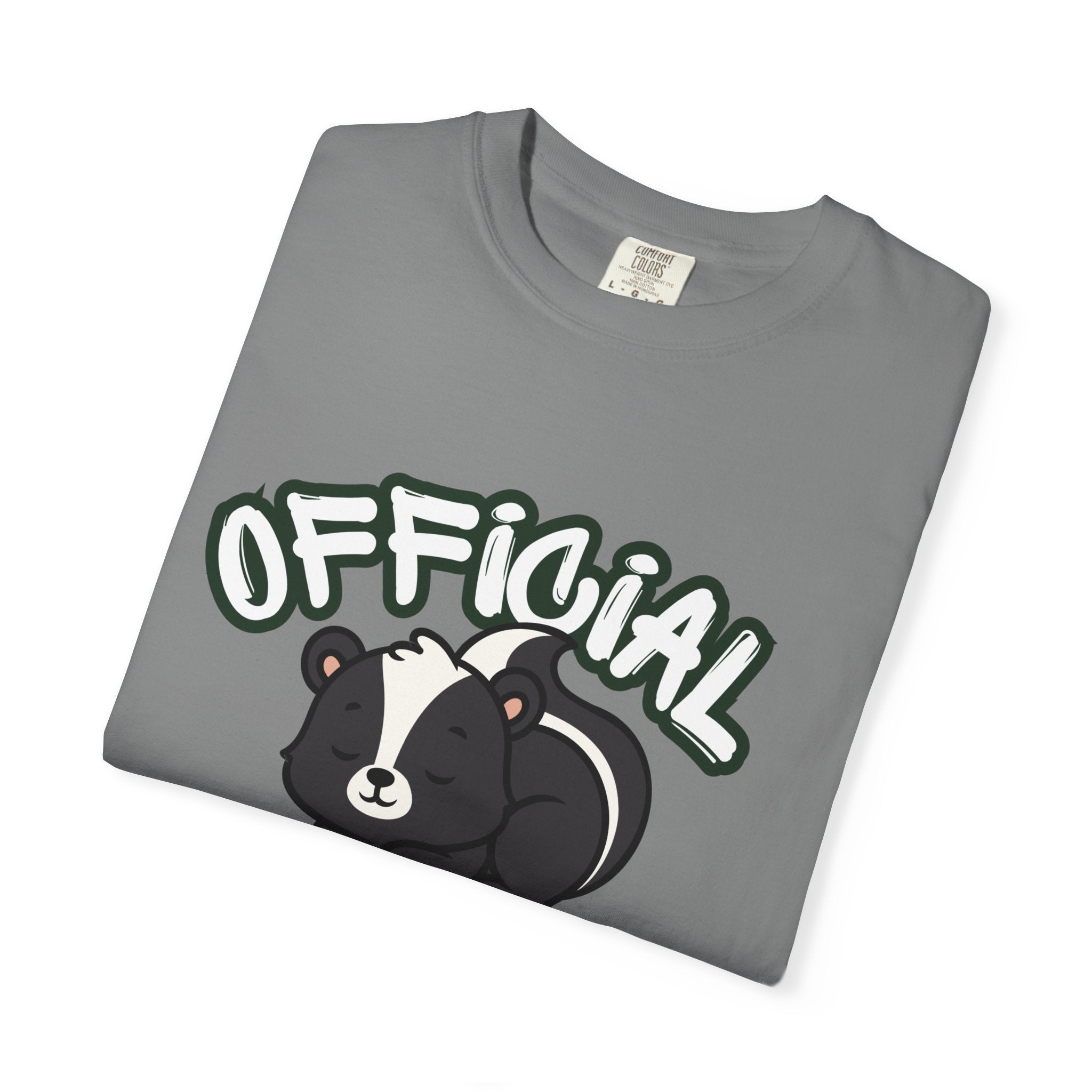 Official Nap Taker T-Shirt | Cute Sleeping Skunk Shirt | Funny Nap Lover Gift