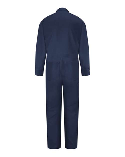 Red Kap Men's Tall Snap-Front Cotton Coverall CC14T