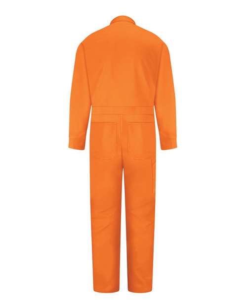 Red Kap Men's Tall Snap-Front Cotton Coverall CC14T