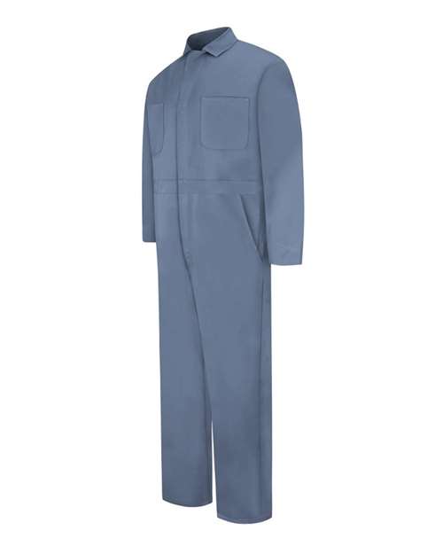 Red Kap Men's Tall Snap-Front Cotton Coverall CC14T