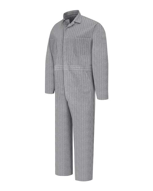 Red Kap Men's Extended Sizes Button-Front Cotton Coveral CC16EXT