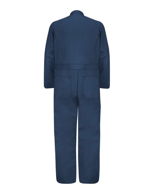 Red Kap Men's Tall Button-Front Cotton Coverall CC16T