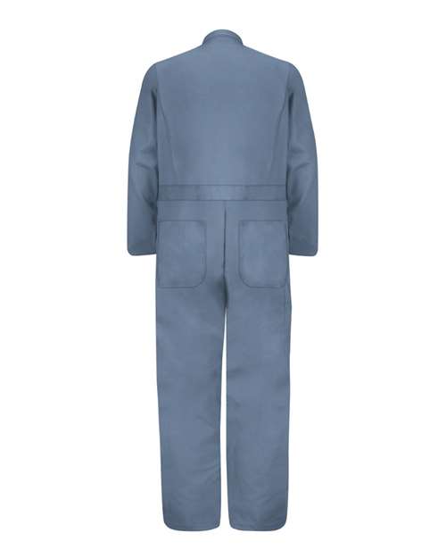 Red Kap Men's Tall Button-Front Cotton Coverall CC16T