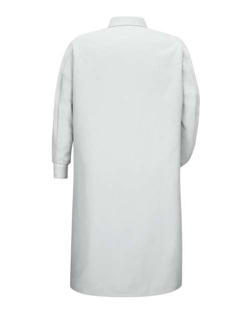 Red Kap Unisex Gripper-Front Pocketless Butcher Coat With Knit Cuffs KS60