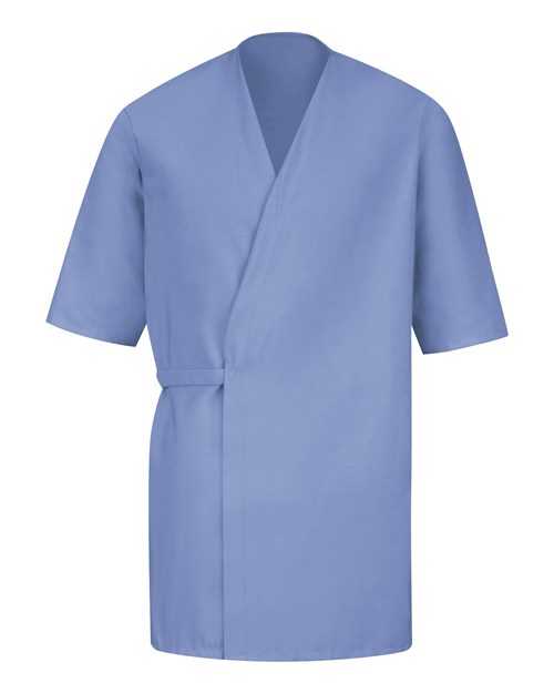 Red Kap Men's Collarless Poplin Butcher Wrap WP18