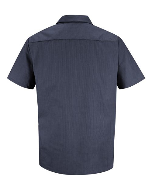 Red Kap Men's Tall Industrial Short Sleeve Work Shirt SP24T