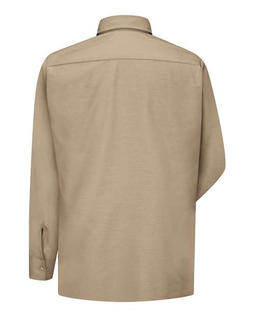 Red Kap Men's Tall Ripstop Long Sleeve Shirt SY50T