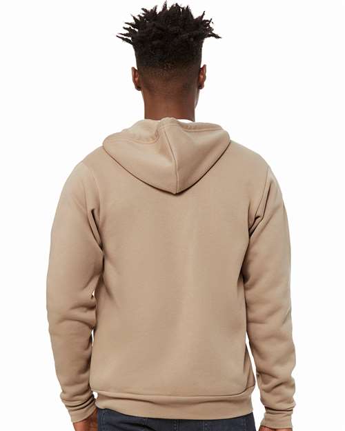 BELLA + CANVAS Unisex Sponge Fleece Full-Zip Hoodie Sweatshirt 3739