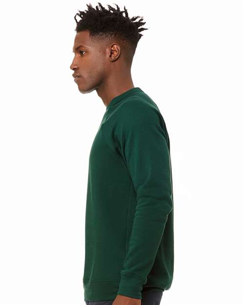 BELLA + CANVAS Unisex Sponge Fleece Raglan Crewneck Sweatshirt 3901