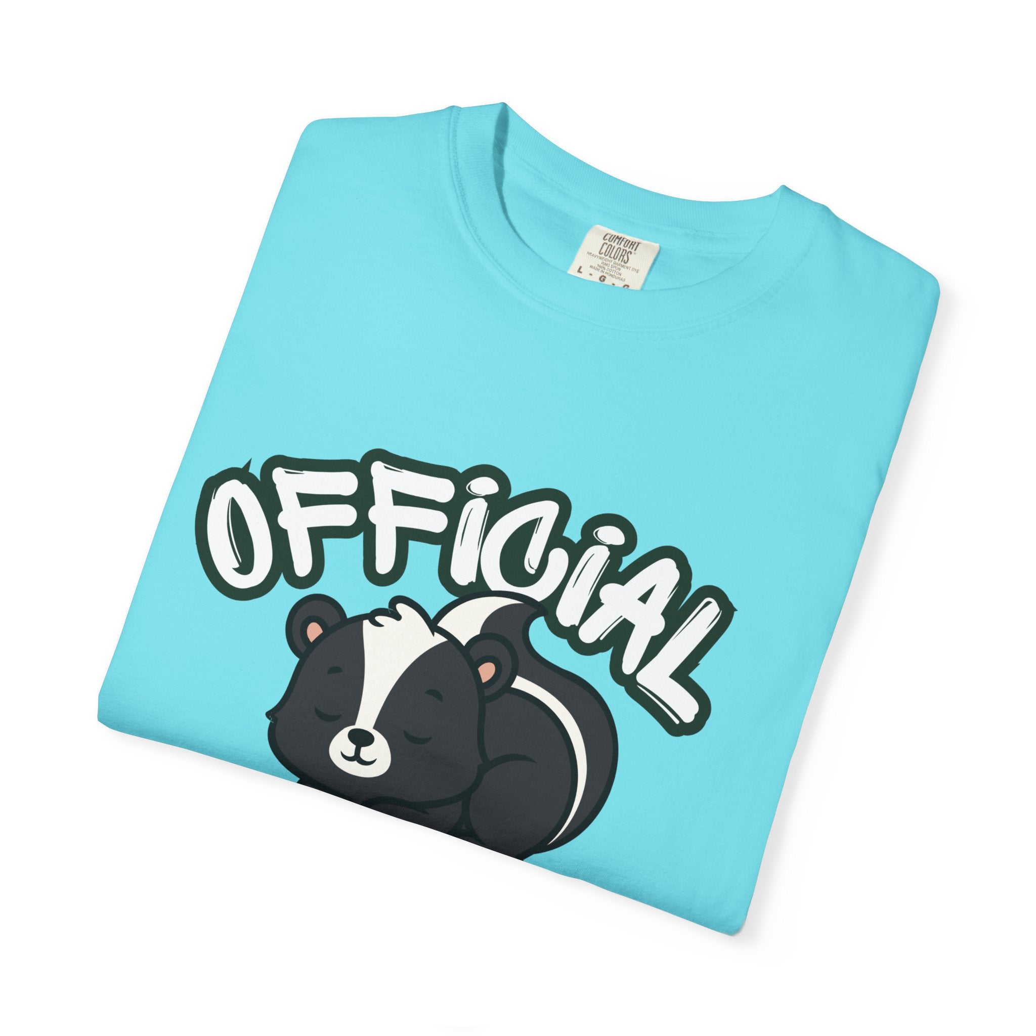 Official Nap Taker T-Shirt | Cute Sleeping Skunk Shirt | Funny Nap Lover Gift