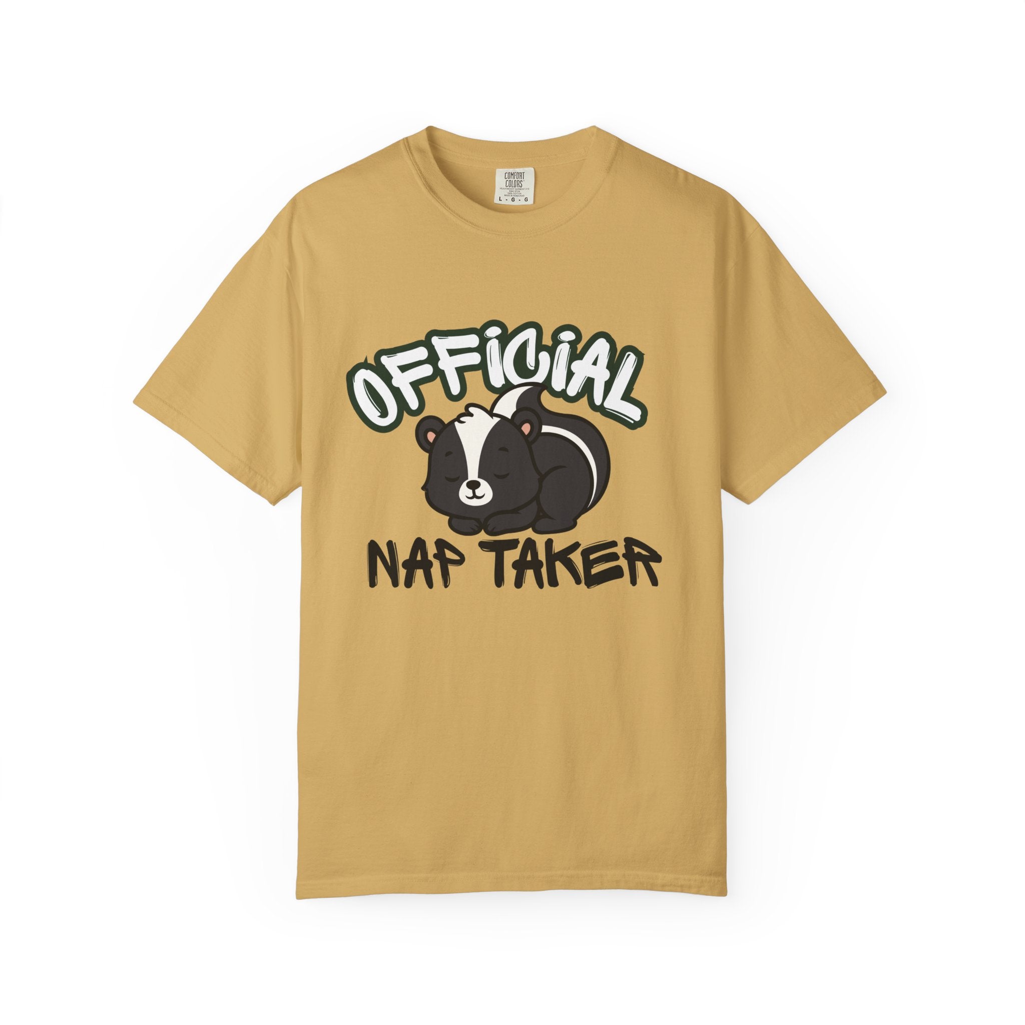 Official Nap Taker T-Shirt | Cute Sleeping Skunk Shirt | Funny Nap Lover Gift