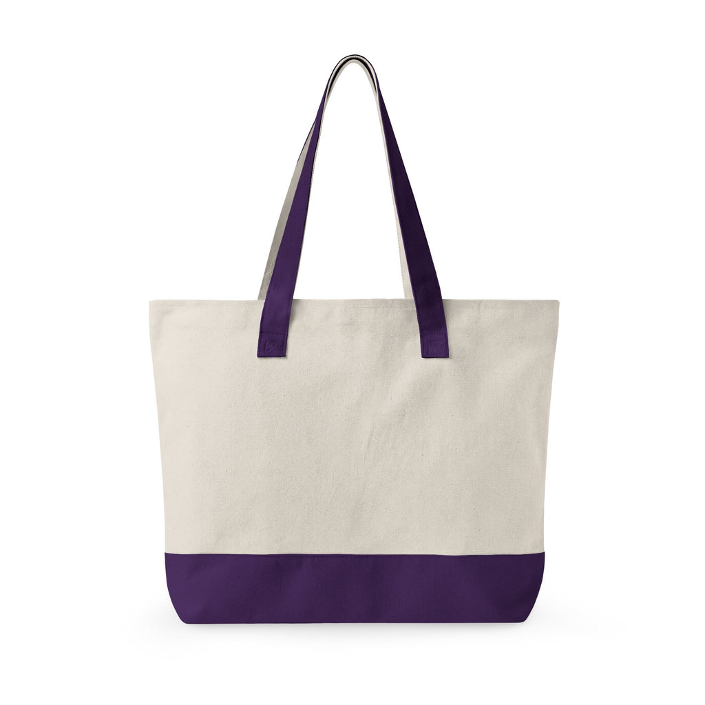 Canvas Tote Bag – Patriotic Popsicle 4th of July Zippered Tote
