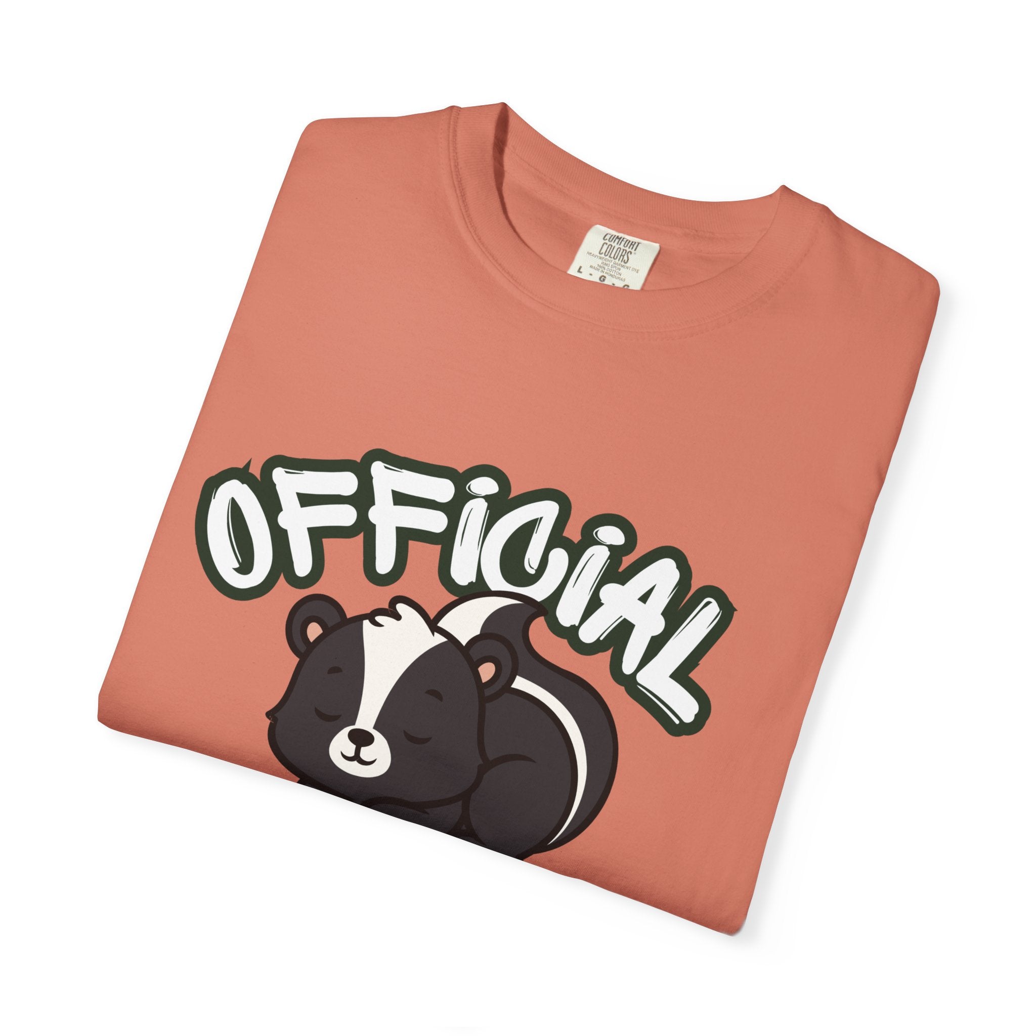 Official Nap Taker T-Shirt | Cute Sleeping Skunk Shirt | Funny Nap Lover Gift
