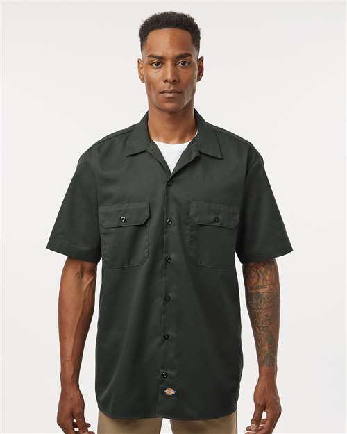 Dickies Men's Tall Short Sleeve Work Shirt 2574T