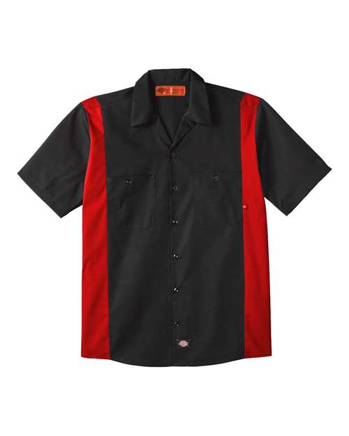 Dickies Men's Industrial Colorblocked Short Sleeve Shirt LS524