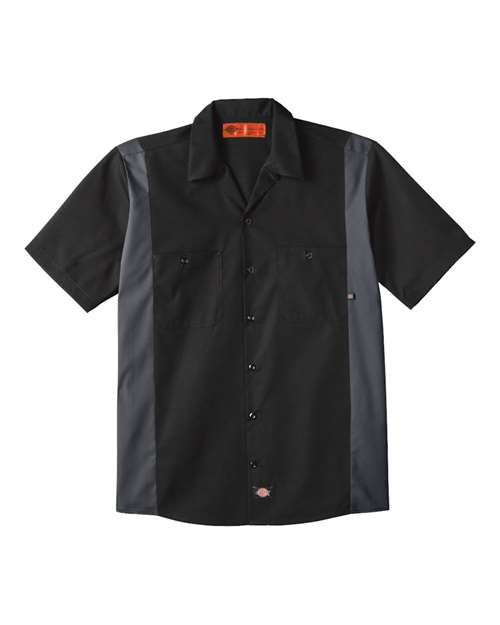 Dickies Men's Tall Industrial Colorblocked Short Sleeve Shirt LS524T