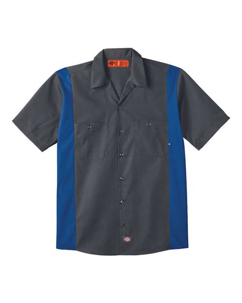Dickies Men's Tall Industrial Colorblocked Short Sleeve Shirt LS524T