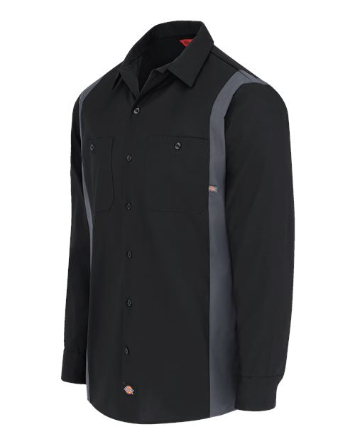 Dickies Men's Industrial Colorblocked Long Sleeve Shirt 5524