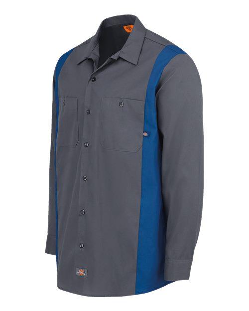 Dickies Men's Industrial Colorblocked Long Sleeve Shirt 5524