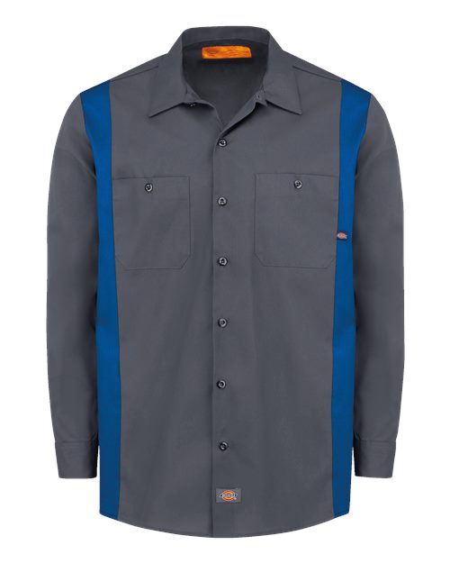 Dickies Men's Industrial Colorblocked Long Sleeve Shirt 5524