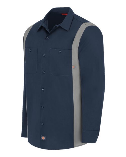Dickies Men's Industrial Colorblocked Long Sleeve Shirt 5524