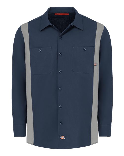 Dickies Men's Industrial Colorblocked Long Sleeve Shirt 5524