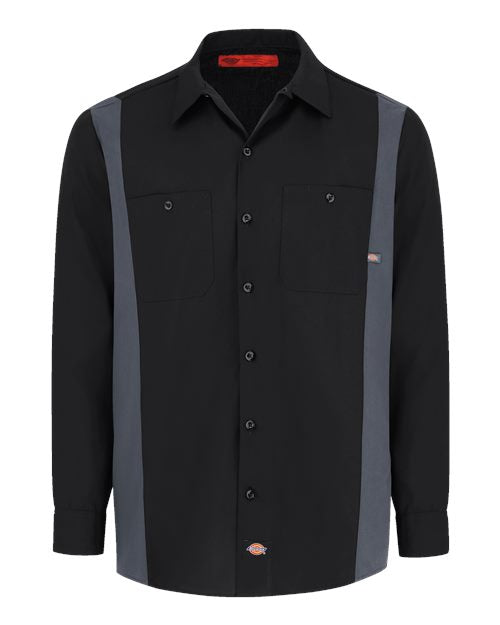 Dickies Men's Tall Industrial Colorblocked Long Sleeve Shirt 5524T