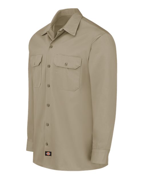 Dickies Men's Heavyweight Cotton Long Sleeve Shirt 5549