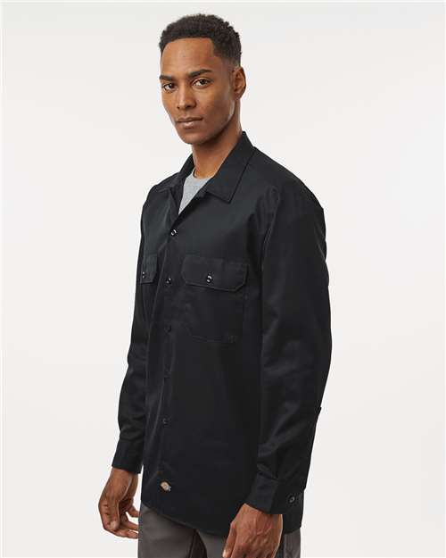 Dickies Men's Tall Long Sleeve Work Shirt 5574T