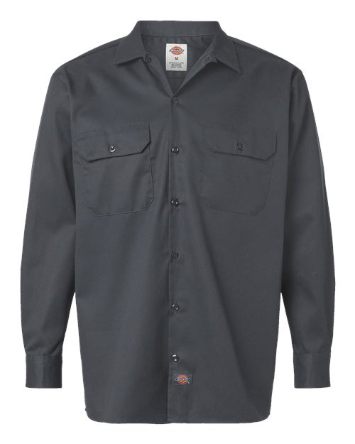 Dickies Men's Tall Long Sleeve Work Shirt 5574T