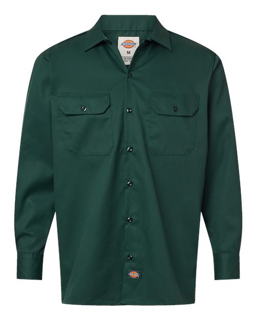 Dickies Men's Tall Long Sleeve Work Shirt 5574T