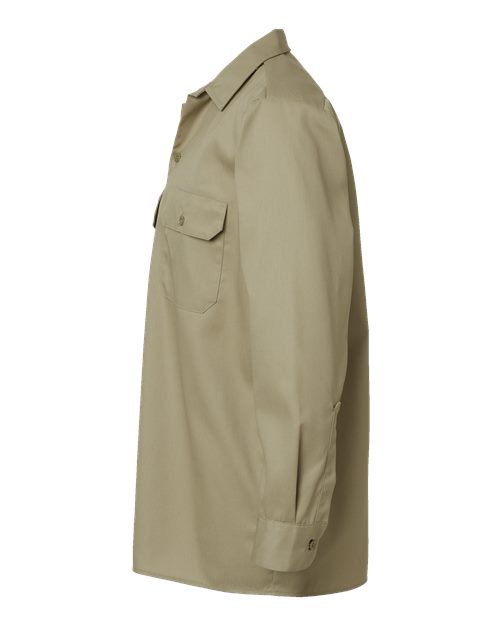 Dickies Men's Tall Long Sleeve Work Shirt 5574T