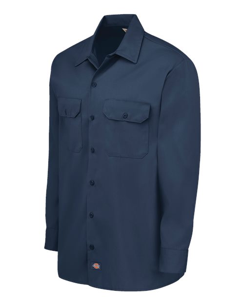 Dickies Men's Tall Long Sleeve Work Shirt 5574T