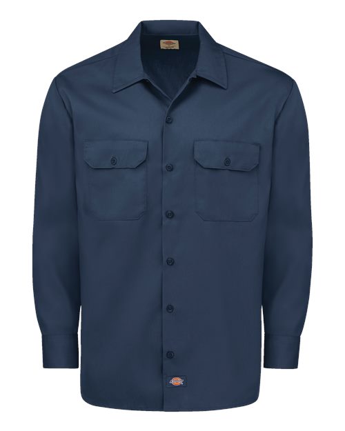Dickies Men's Tall Long Sleeve Work Shirt 5574T