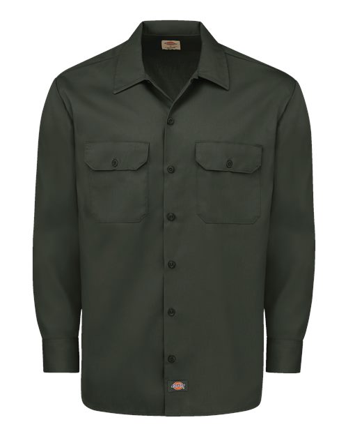 Dickies Men's Tall Long Sleeve Work Shirt 5574T